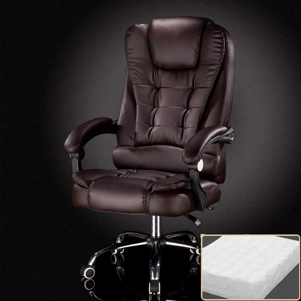 ZISITA Boss Chair Office Chair Massage Reclining Study Dormitory Swivel Chair Computer Chair Home Back Rotation Lift Chair,A