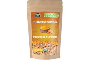 Ceylon Gold Harvest, Organic Turmeric Powder- 2.5oz (70g), Rich in Curcumin, Raw from Sri Lanka, Premium Quality Spices