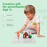 Lekebaby Classic 12 White Baseplates 10x10 32x32 Stud 100% Compatible view 3