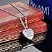 HooAMI Cremation Jewelry My Friend Heart Urn Necklace for Ashes Keepsake Memorial Pendant (My Sister)