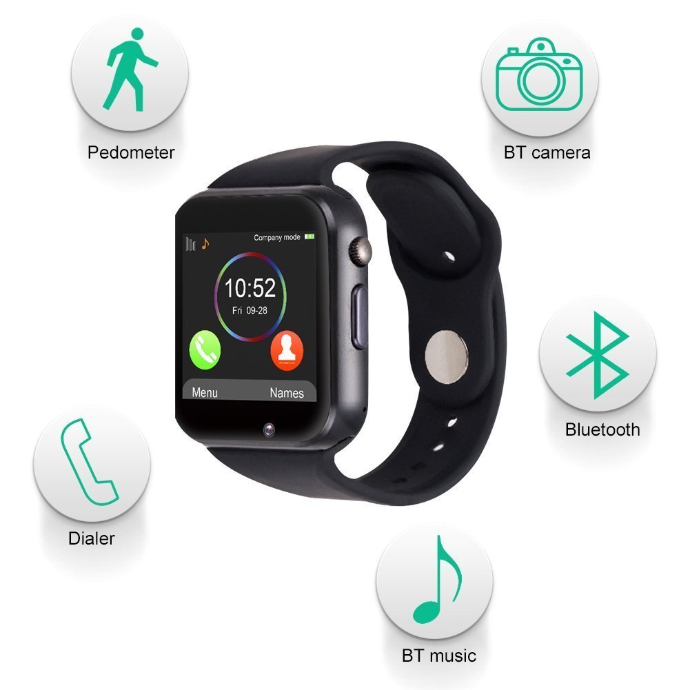 SmartWatch Elite A1 black negro Bluetooth reloj inteligente ...