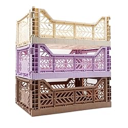 Collapsible Storage Box, Foldable Crate Organizer