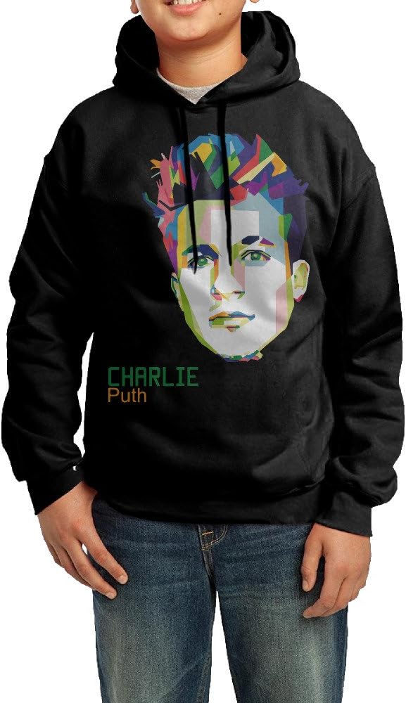 Boys Girls Charlie Puth Fleece Hoodie Sweatshirt
