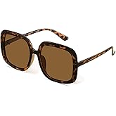 miyya Oversized Polarized Sunglasses Women, Trendy Retro Sun Glasses for Women 2025, Oversized Shades