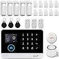 PGST Wireless Alarm System for Home Security,Home Alarm System 24-Piece Kit,with Phone APP Alert (Door Sensor,Siren, Remote, Motion Detector) for Home,Apartment, Compatible with Alexa(103-F)