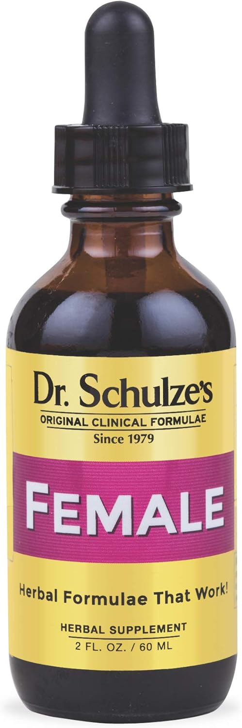 Amazon Com Dr Schulze S Female Formula Organic Extract Gluten Free Non Gmo For Women S Support 2 Ounces Health Personal Care