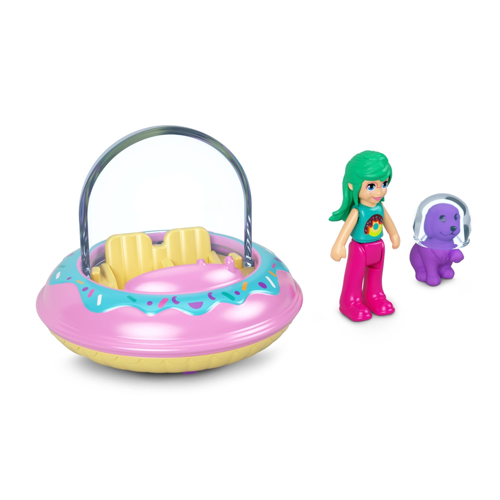 Polly Pocket's Amazing Vehicles Playsets HKV55-HKV57