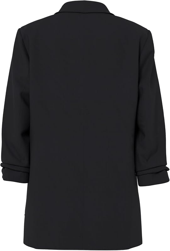 Pcboss 3/4 Blazer Noos, Chaqueta de traje Mujer, Negro (Black Black), 42 (Talla del fabricante: Large)