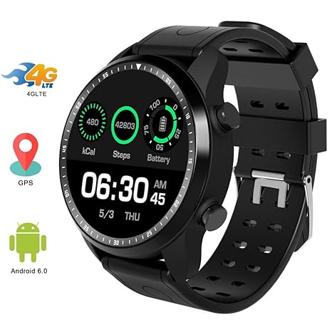 HZYWL KC06 Smartwatch, Sport Band Fitness Tracker 1GB 16GB ...