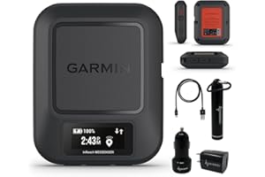 Wearable4U - Garmin inReach Messenger Handheld Satellite Communicator, Global Two-Way Messaging with Power Pack Bundle