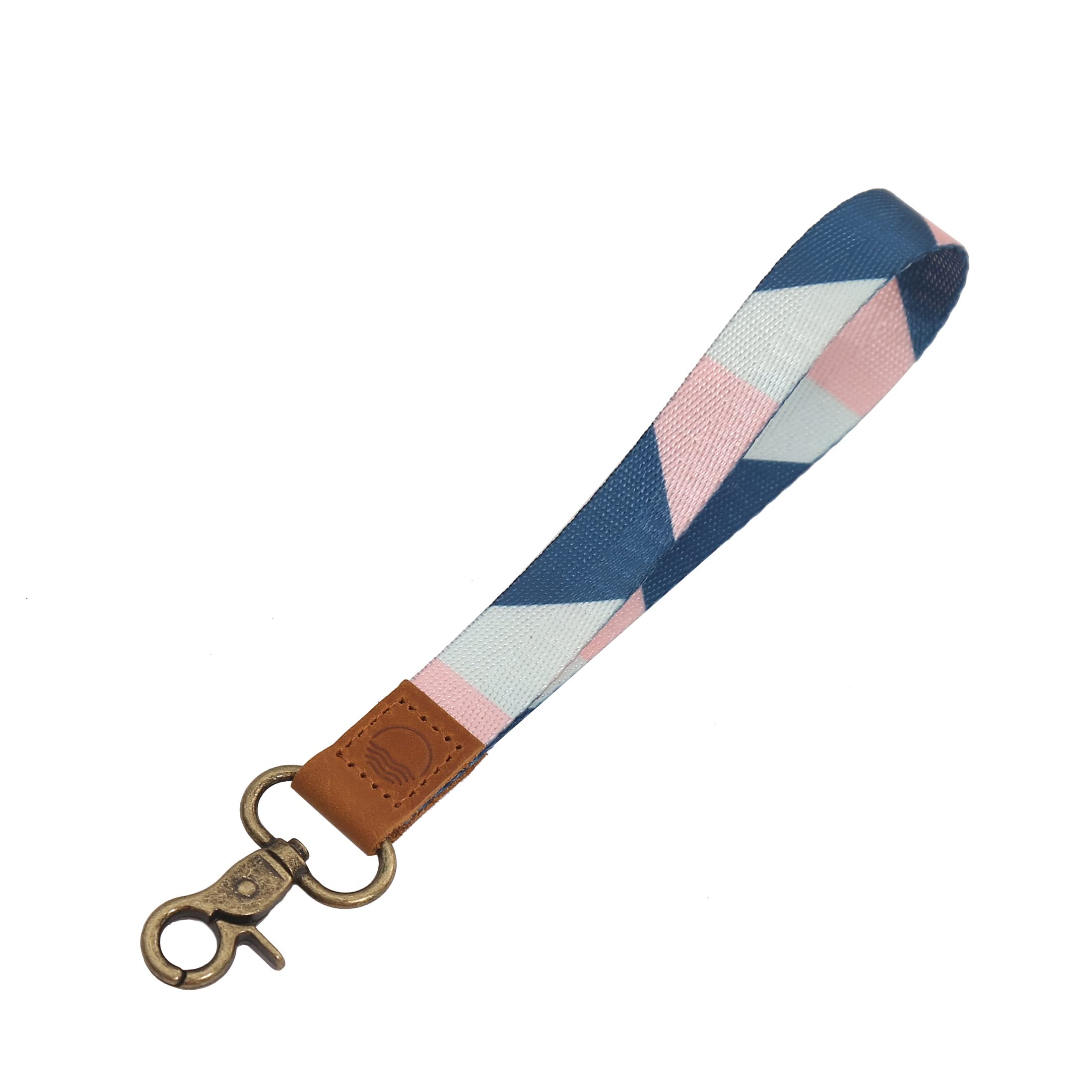 Made by Nami Boho Lanyard with Carabiner Snap Hook - Surfer Keychain Ladies Girls Men - Gift Idea for Her, Best Friends Valentine's Day U (Triangle 1)