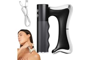 Full Body Contour Device with Heat & Ems, 2026 New Multiple Heated Muscle Scraping Tool, Electric Fascia Knife for Belly, Arm