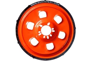 SR1 PERFORMANCE GUNIWHEEL™ Universal Vehicle Mounting System Roller Wheel with 5/6 Lug Pattern - Safely Move & Mount Vehicles - 5 & 6 Lug Vehicles Only (1, GUNIWHEEL™ 56)