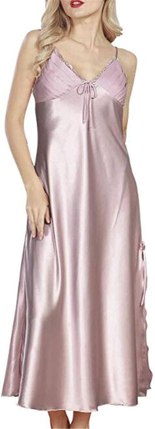 ladies long satin nightdress
