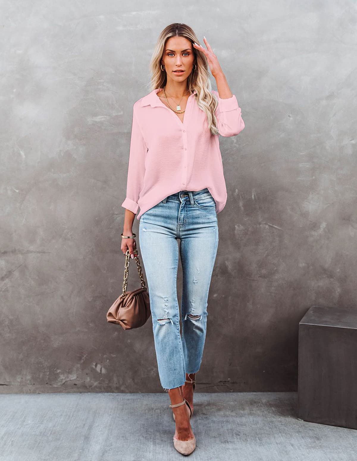 Diosun Button Down Shirt