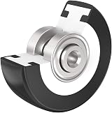 DSL Castor Wheels 50mm Heavy Duty Set of 4 Trolley Furniture Casters 240KG PU view 2