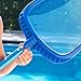 SharkBlu Pool Net Skimmer Replacement for Telescopic Pool Pole, Fine Mesh for Cleaning Swimming Pool Supplies, Blue