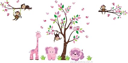 girls nursery stickers