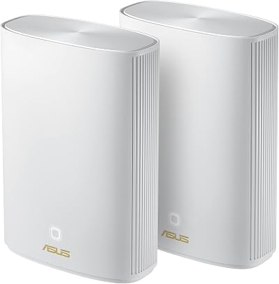 ASUS ZenWiFi XP4 AX1800 2 Pack Mesh WiFi 6 System MU MIMO Parental Control