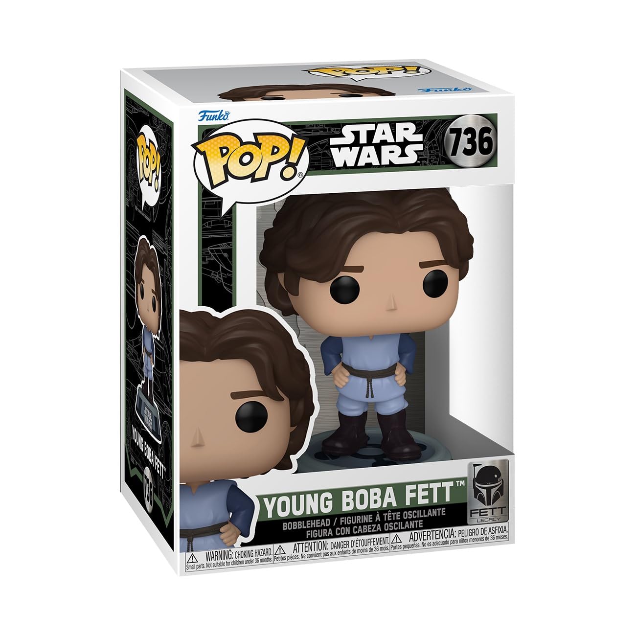 Funko Pop! Star Wars: FL - Boba Fett - (Young) - Collectable Vinyl Figure - Gift Idea - Official Merchandise - Toys for Kids & Adults - Movies Fans - Model Figure for Collectors and Display
