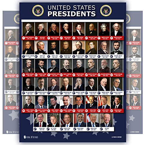 2022 all Presidents of the united states Of America LARGE poster COLOR