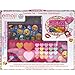 Townley Girl Emoji Sparkly, Shiney Cosmetic Set for Girls, Eye Shadow, Blush, Lip Gloss, applicators and Mirror