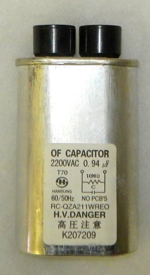 recertificación GE 505184/rc-qza211wre0 2200 Vac 0.94uf ...