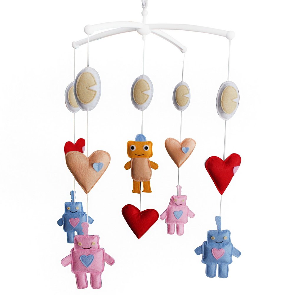 colorful baby mobile