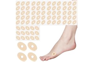 75 Pcs Corn Cushions Soft Latex Foam Self Adhesive Callus Pads Latex Sponge Foot Callus Pads for Men Women Feet Toes
