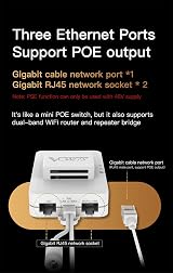 Vonets VAR1200-L Gigabit PoE Dual Band WiFi Bridge Router Repeater 3 RJ45 view 5