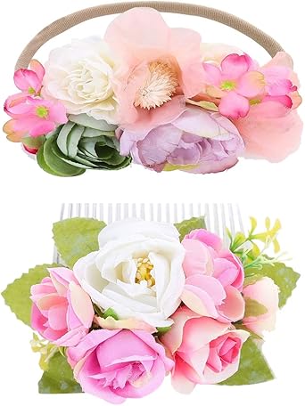 baby flower crown amazon