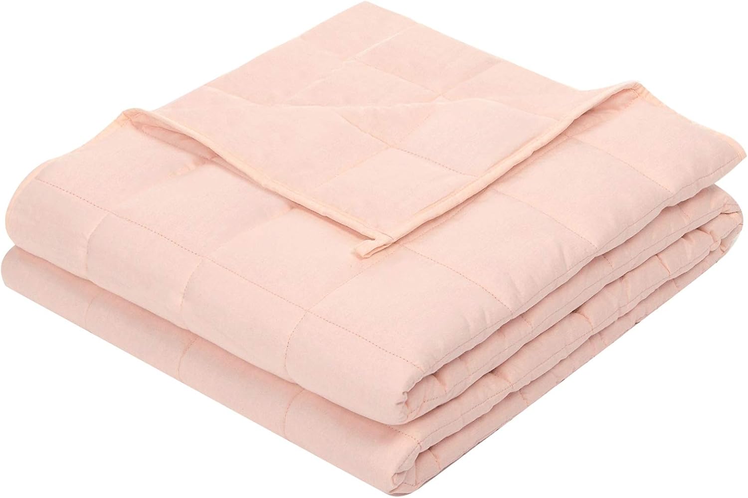 Kids Weighted Blanket (5 lbs, 36"x48", Blush Pink) Cooling Heavy