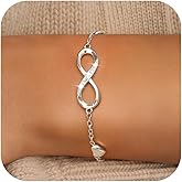 Fullpop Hypoallergenic Charm Bracelets for Women, Dainty 14K Gold Plated Link Bracelet Stainless Steel Bracelets for Women Non Tarnish Gold Cute Bracelet Christmas Valentines's Day Jewelry Gifts