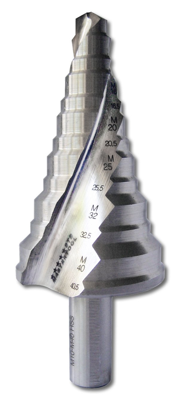 Step Drill Bit HSS 8.5-40.5 mm M10-M40