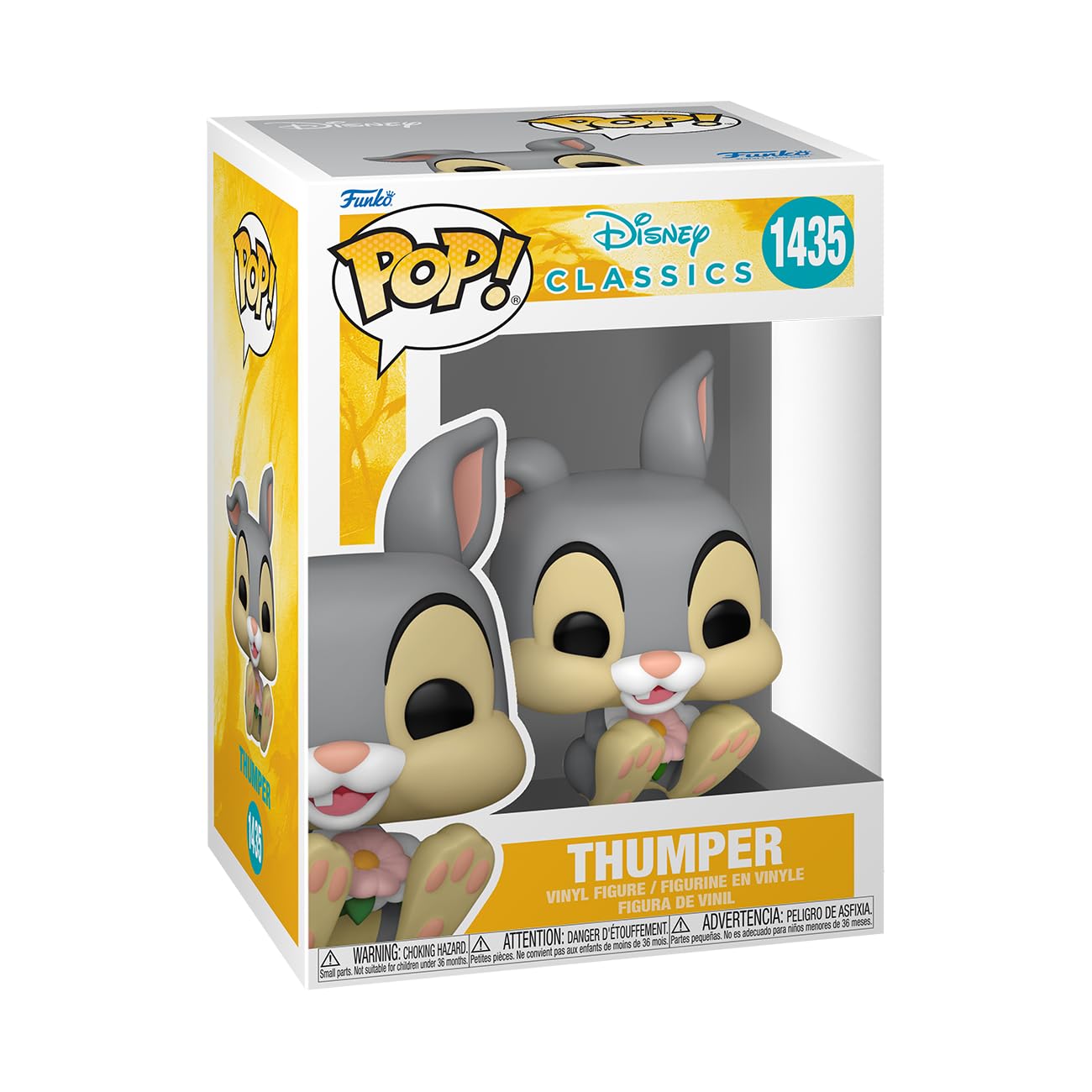 Funko POP! Disney: Bambi 80th - Thumper - Collectable Vinyl Figure - Gift Idea - Official Merchandise - Toys for Kids & Adults - Movies Fans - Model Figure for Collectors and Display