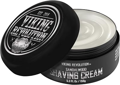 Viking Revolution Luxury Shaving Cream Sandalwood 150 g for Men