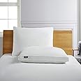 Serta 233 Thread White Goose Feather Gusseted Supportive 100% Cotton Hotel Collection Bed Side Sleeper Pillow, 2 Count (Pack of 1)