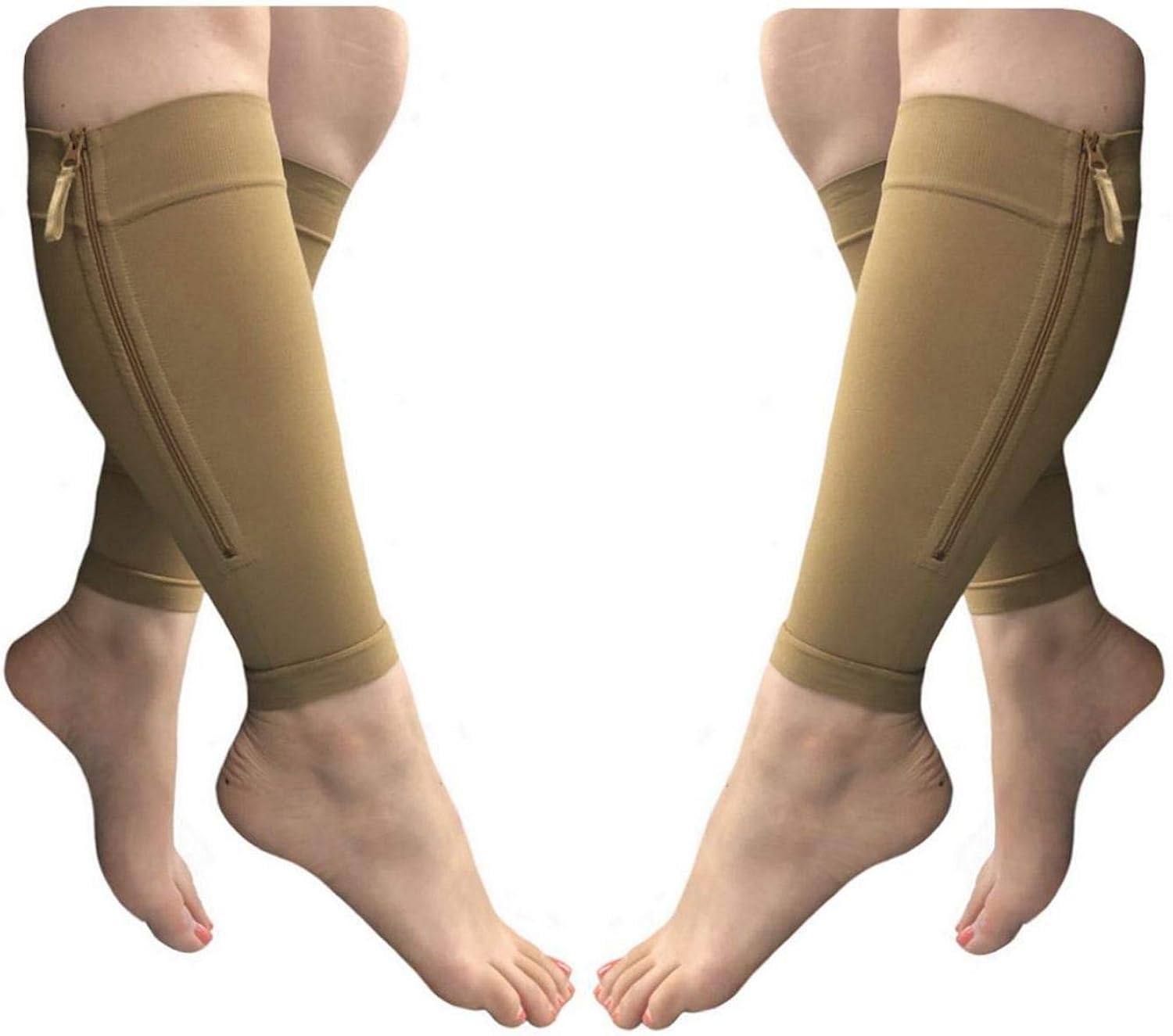 Amazon Com Healthynees Pairs Footless Mmhg Compression Leg