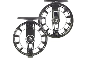 Maxcatch Minima 0/3wt 2/5wt Fly Fishing Reel Lightweight Clicker Drag System Super Large Arbor Aluminum Fly Reels