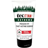 Tecnu Extreme Poison Ivy and Oak Scrub, Removes Oils that Causes Rash 4 Oz | Poison ivy wash removes poisonous plant oils that cause rash and itching as an effective extreme poison ivy treatment