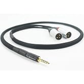 Youkamoo 4.4mm to Dual XLR Male Balanced Audio Cable, 1.5m/5ft Silver Plated with Shielded, 4.4mm to XLR
