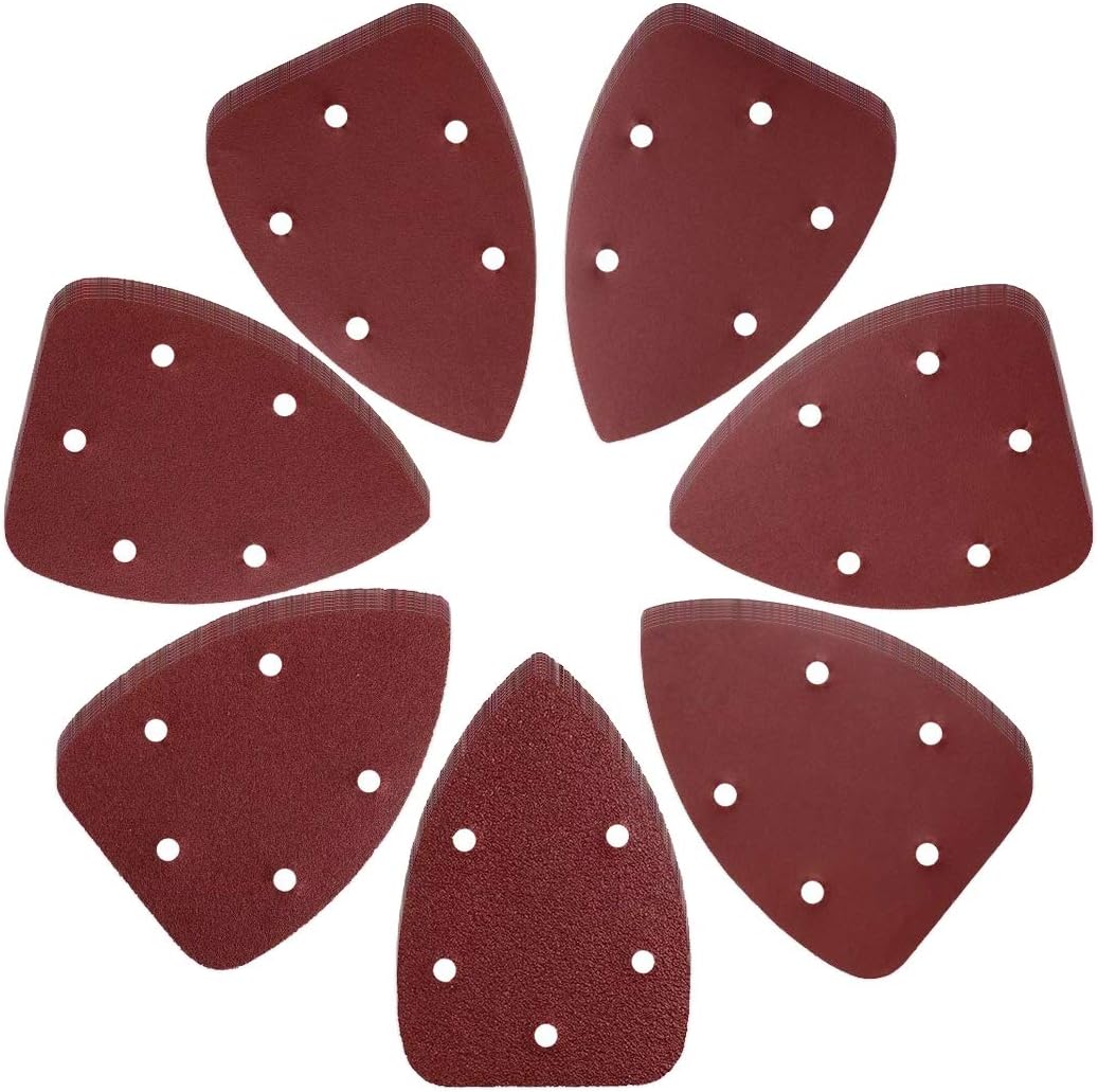 Mouse Sandpaper 72Pcs Mouse Detail Sandpaper Sanding Sheets Hook and Loop Mouse Sandpaper 800/1000/1200/1500/2000/3000 Grits - - 
