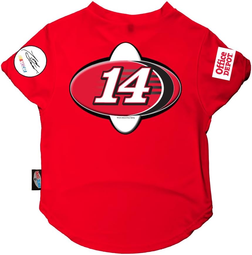 Dog Zone NASCAR Pet Performance Football Jersey, Large, Tony Stewart