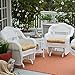 Coral Coast Casco Bay Resin Wicker Outdoor Glider Chair