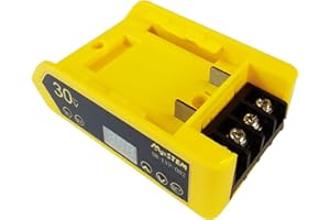 MgcSTEM Low Voltage Protection Power Wheels Battery Adapter Compatible for Dewalt Battery Adapter 12V 20V 12V-30V