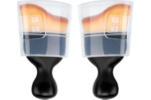 Rednow Car Interior Cleaning Tool Brush with Cover,Car Brush Car Detailing Brushes Interior Duster,Auto Interior Soft Bristles Cleaning Car Detailing Brush Dusting Tools,Scratch Free (2Pcs)