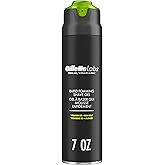 Gillette Rapid Foaming Shave Gel for Men by GilletteLabs, Includes Vitamin B3 + Sea Kelp, 198g