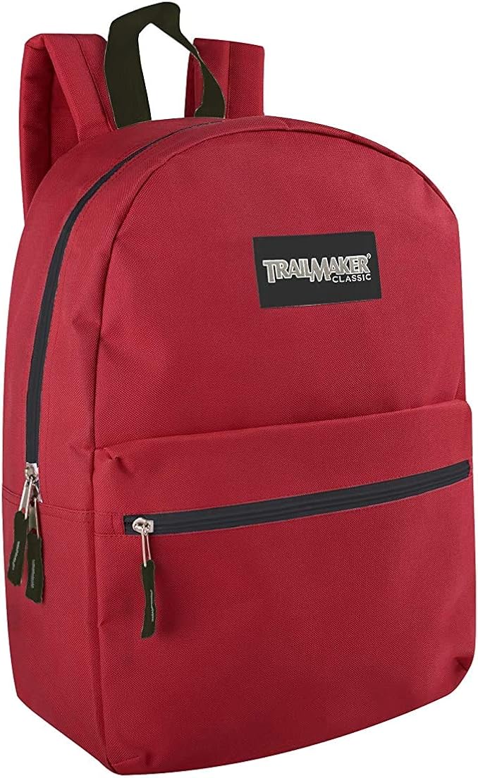  | Classic 17 Inch Backpack Case Pack 24 (Assorted 12 Color Pack) | Casual Daypacks