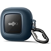 SURITCH for SHOKZ OpenFit Case Cover, Shockproof Magnetic Cases for SHOKZ OpenFit Open-Ear Earbuds True Wireless Bluetooth Headphones, Protective Cover with Magnetic Lid Lock & Carabiner, Navy