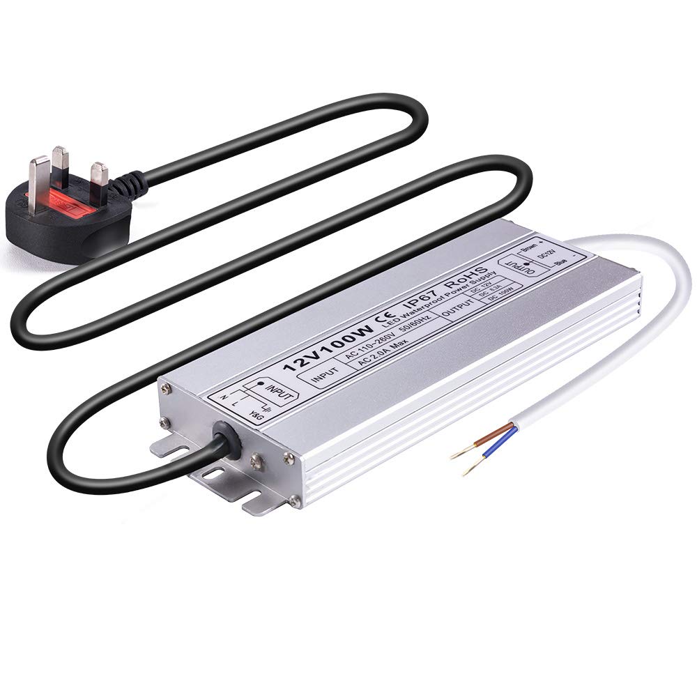Buy Idealyuan 12VDC 8.33AMP 100Watts LED Driver,Waterproof IP67 LED